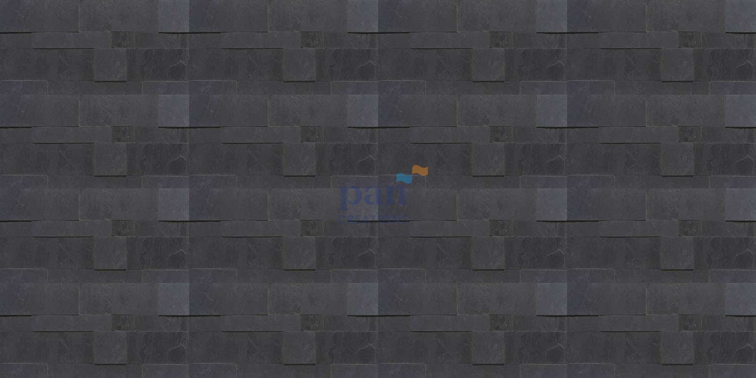 Black 3D Mosaic with Peel & Stick