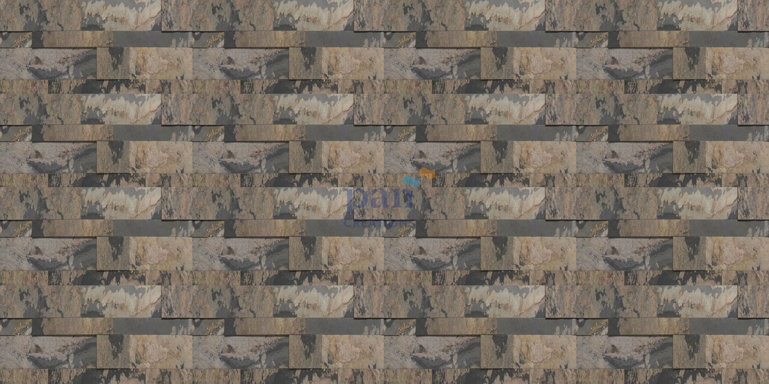 Indian Autumn Rustic 3D Mosaic with Peel & Stick