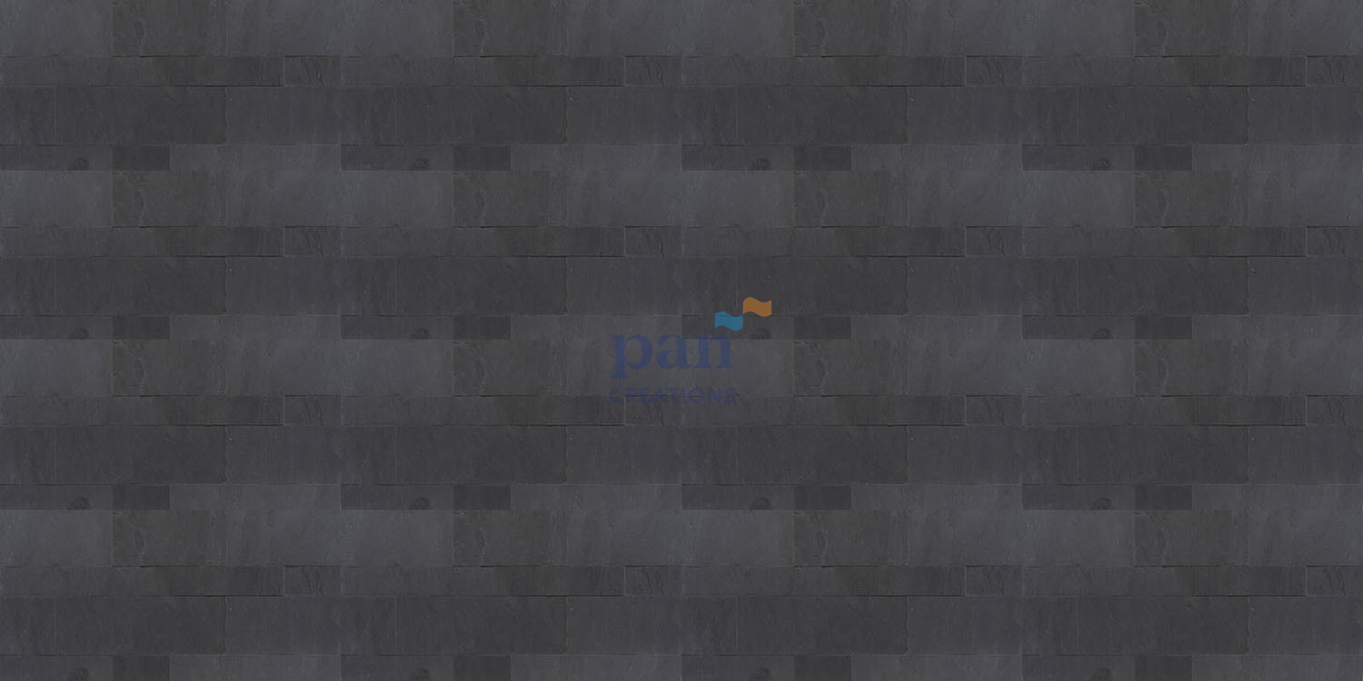 Black (Plain Mosaic with Peel & Stick)